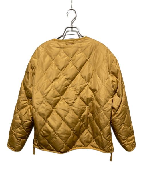 TAION（タイオン）TAION (タイオン) MILITARY RIVERSIBLE CREW NECK DOWN JKT イエロー サイズ:Mの古着・服飾アイテム