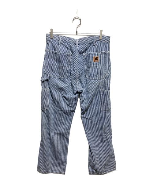 CarHartt（カーハート）CarHartt (カーハート) ヒッコリーペインターパンツ ブルー サイズ:Ｗ32の古着・服飾アイテム