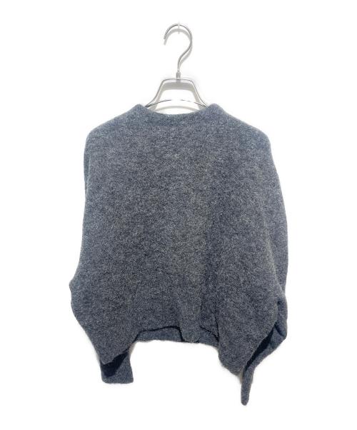 uncrave（アンクレイヴ）uncrave (アンクレイヴ) アルパカニット 深Vネック ニット グレー サイズ:FREEの古着・服飾アイテム