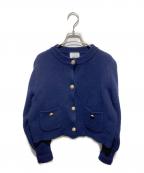OHGAオオガ）の古着「金釦カーディガン」｜ネイビー