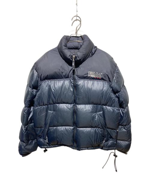FIRST DOWN（ファーストダウン）FIRST DOWN (ファーストダウン) ファーストダウン ヌプシ ダウンジャケット ネイビー サイズ:Mの古着・服飾アイテム