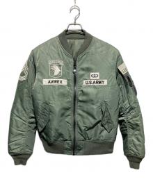 AVIREX（アヴィレックス）の古着「MA-1ジャケット」｜グリーン