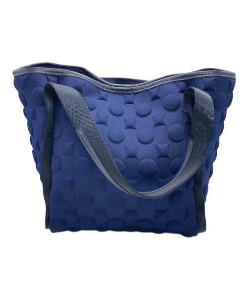 la quoh（ラクーオ）la quoh (ラクーオ) 南蛮七宝エンボスボンディングトート ネイビーの古着・服飾アイテム