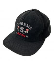 SUPREME（シュプリーム）の古着「Roses Cords 5 Panel Cap」｜ブラック