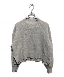 ARPEGE STORY（アルページュストーリー）の古着「キャミ付きスパンコールショートニット」｜シルバー