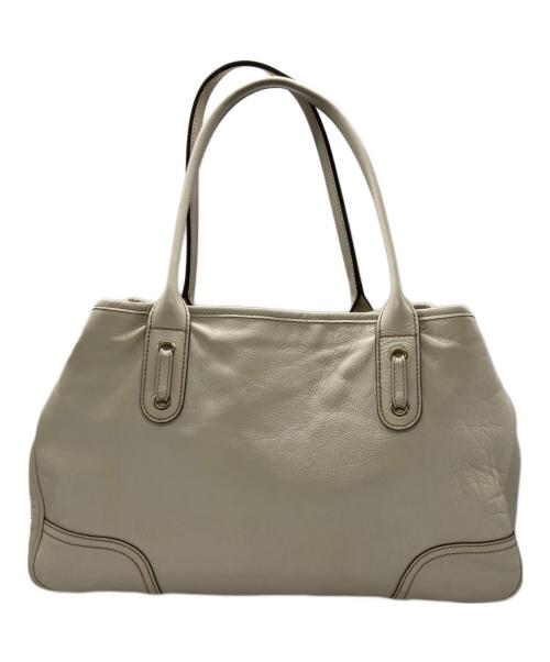 GUCCI（グッチ）GUCCI (グッチ) プリンシー リボン ショルダーバック アイボリーの古着・服飾アイテム
