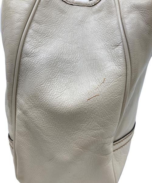 GUCCI（グッチ）GUCCI (グッチ) プリンシー リボン ショルダーバック アイボリーの古着・服飾アイテム