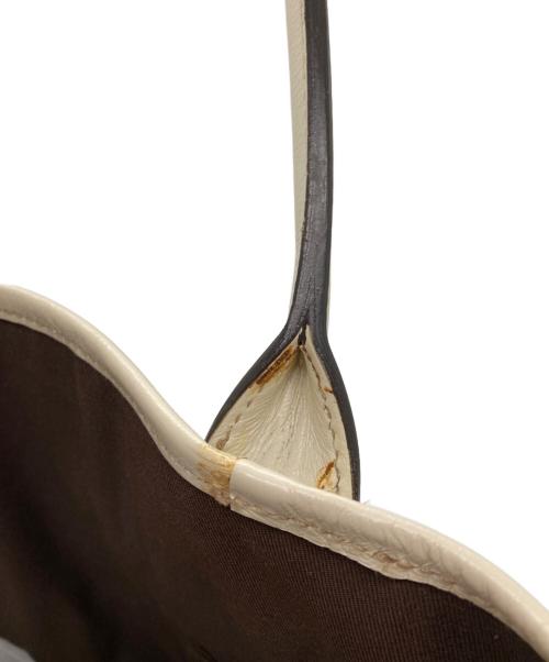 GUCCI（グッチ）GUCCI (グッチ) プリンシー リボン ショルダーバック アイボリーの古着・服飾アイテム