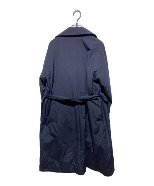 TOMORROW LAND（トゥモローランド）TOMORROW LAND (トゥモローランド) ポリエステルコットン ベルテッドダウンコート ネイビー サイズ:40の古着・服飾アイテム