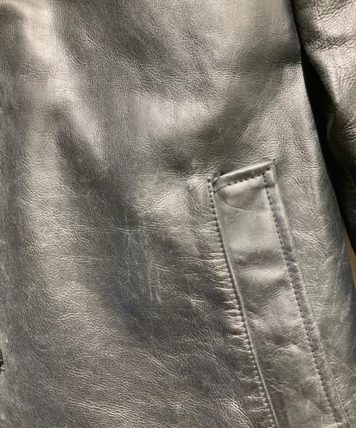 OLD GAP（オールドギャップ）OLD GAP (オールドギャップ) 00s レザーカーコート ブラック サイズ:Lの古着・服飾アイテム