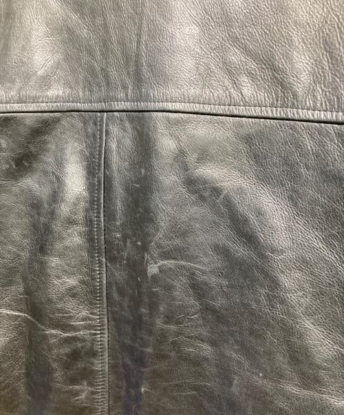 OLD GAP（オールドギャップ）OLD GAP (オールドギャップ) 00s レザーカーコート ブラック サイズ:Lの古着・服飾アイテム