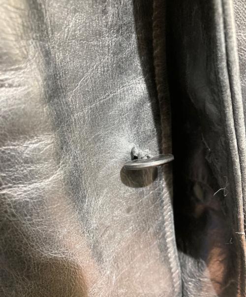 OLD GAP（オールドギャップ）OLD GAP (オールドギャップ) 00s レザーカーコート ブラック サイズ:Lの古着・服飾アイテム