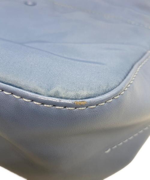 TORY BURCH（トリーバーチ）TORY BURCH (トリーバーチ) フラップショルダーバッグ ブルーの古着・服飾アイテム