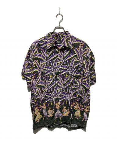 中古・古着通販】old stussy (オールドステューシー) 80s 黒タグアロハ