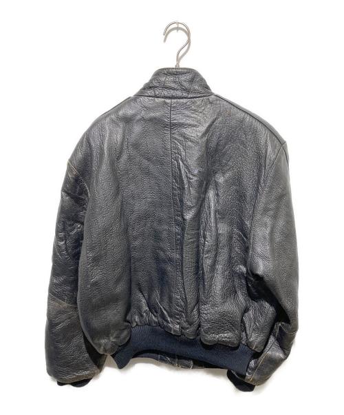 MILLESIMES（ミレジム）MILLESIMES (ミレジム) レザーボンバージャケット ブラック サイズ:不明の古着・服飾アイテム