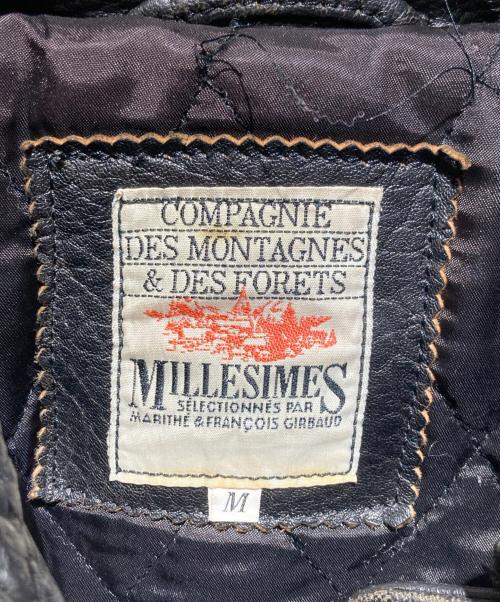 MILLESIMES（ミレジム）MILLESIMES (ミレジム) レザーボンバージャケット ブラック サイズ:不明の古着・服飾アイテム