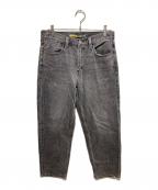 LEVI'S SILVERTABリーバイス シルバータブ）の古着「ルーズフィット デニムパンツ」｜グレー