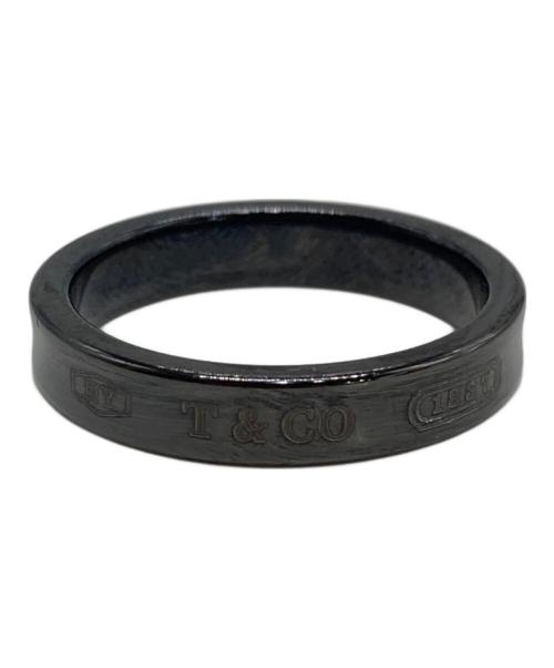 TIFFANY & Co.（ティファニー）Tiffany & Co. (ティファニー) 1837 ナローリング ブラックチタン ブラック サイズ:15号の古着・服飾アイテム