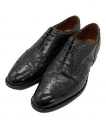 CHURCH'S（チャーチ）の古着「ウイングチップシューズ/ブックバインダー」｜ブラック