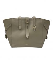 FURLA（フルラ）の古着「ネットトートバッグ/ハンドバッグ」｜グレー