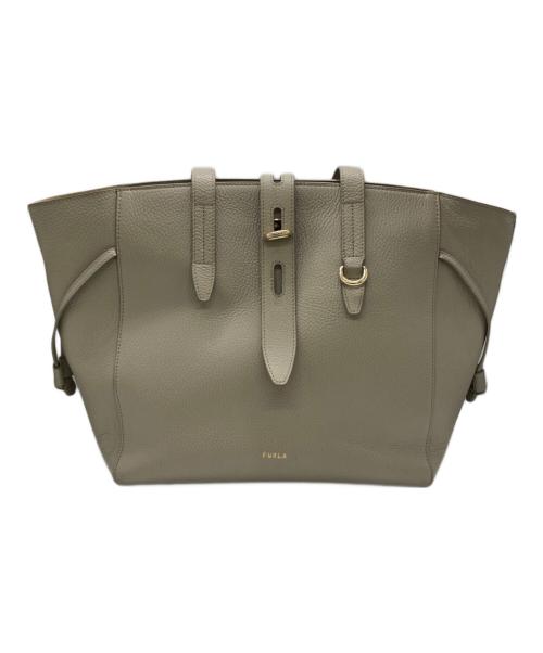 FURLA（フルラ）FURLA (フルラ) ネットトートバッグ/ハンドバッグ グレーの古着・服飾アイテム