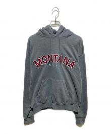 Champion（チャンピオン）の古着「00s MONTANA フロント刺繍プルオーバーパー」｜グレー