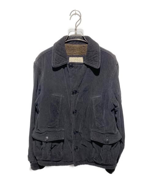 POLO JEANS（ポロジーンズ）POLO JEANS (ポロジーンズ) 90ｓ コーデュロイボアジャケット ブラック サイズ:Sの古着・服飾アイテム