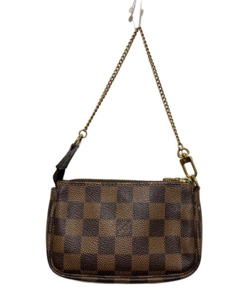 LOUIS VUITTON（ルイ ヴィトン）LOUIS VUITTON (ルイ ヴィトン) ミニポーチ/ ミニ・ポシェット・アクセソワール N58009 ブラウンの古着・服飾アイテム