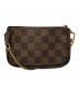 LOUIS VUITTON（ルイ ヴィトン）の古着「ミニポーチ/ ミニ・ポシェット・アクセソワール N58009」｜ブラウン