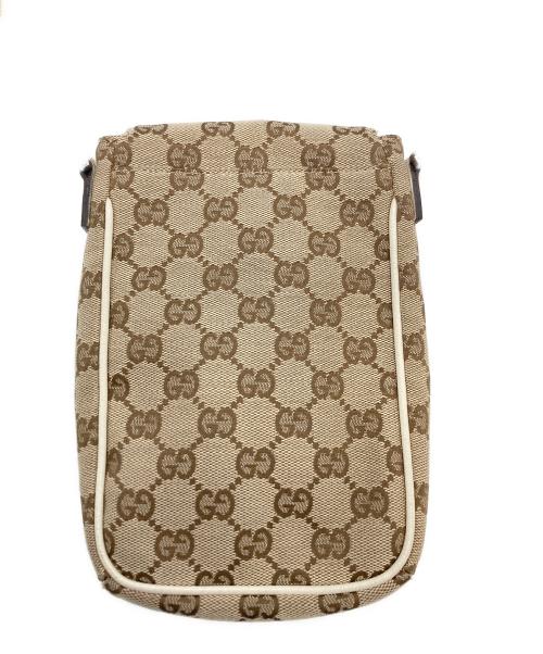 GUCCI（グッチ）GUCCI (グッチ) GGキャンバスミニショルダーポーチ ベージュの古着・服飾アイテム
