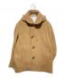 ORCIVAL（オーシバル）の古着「ジーロンラムズメルトンフーデッドコート GEELONG LAMB’S MELTON HOODED COAT」｜ブラウン