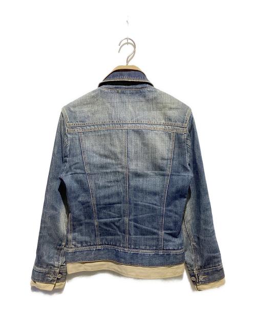 DOLCE & GABBANA（ドルチェ＆ガッバーナ）DOLCE & GABBANA (ドルチェ＆ガッバーナ) アーカイブレイヤードデニムジャケット インディゴ サイズ:46の古着・服飾アイテム