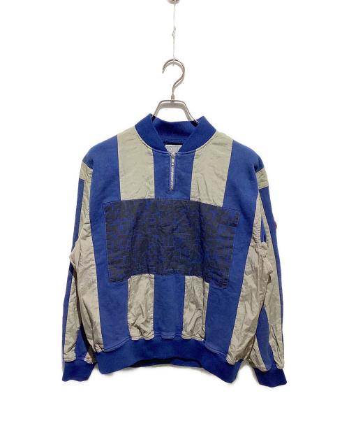 C.E（シーイー）C.E (シーイー) STRIPE PULLOVER JACKET ブルー サイズ:Sの古着・服飾アイテム