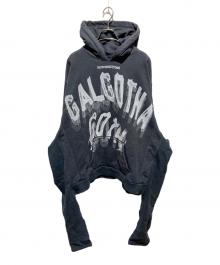 RRR123 RIVINGTON roi Rebis（RRR123 リヴィントンロイレビス）の古着「APOCRYPHAL HOODIE/プリントデザインパーカー」｜グレー