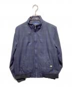 BROOKS BROTHERSブルックスブラザーズ）の古着「タータンチェックジップアップジャケット」｜ネイビー