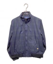 BROOKS BROTHERS（ブルックスブラザーズ）の古着「タータンチェックジップアップジャケット」｜ネイビー
