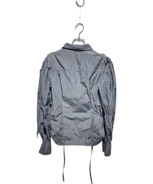 MAISON SPECIAL（メゾンスペシャル）MAISON SPECIAL (メゾンスペシャル) Puff Shoulder 2way Taffeta Shirt グレー サイズ:FREEの古着・服飾アイテム