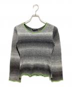 MAISON SCOTCHメゾンスコッチ）の古着「With Muffler Gradient Knit Tops」｜グレー