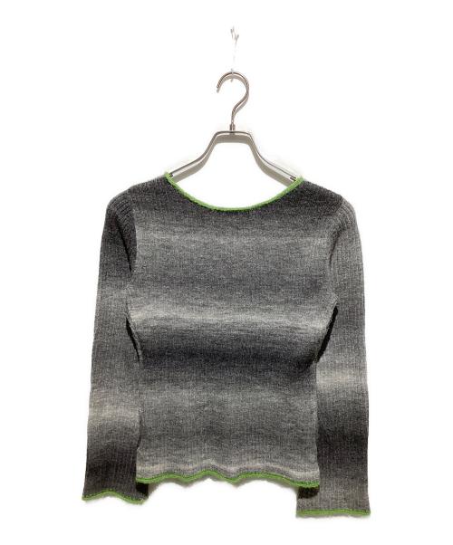 MAISON SCOTCH（メゾンスコッチ）MAISON SCOTCH (メゾンスコッチ) With Muffler Gradient Knit Tops グレー サイズ:FREEの古着・服飾アイテム