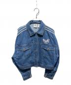 adidasアディダス）の古着「桜刺繍デニムジャケット」｜インディゴ
