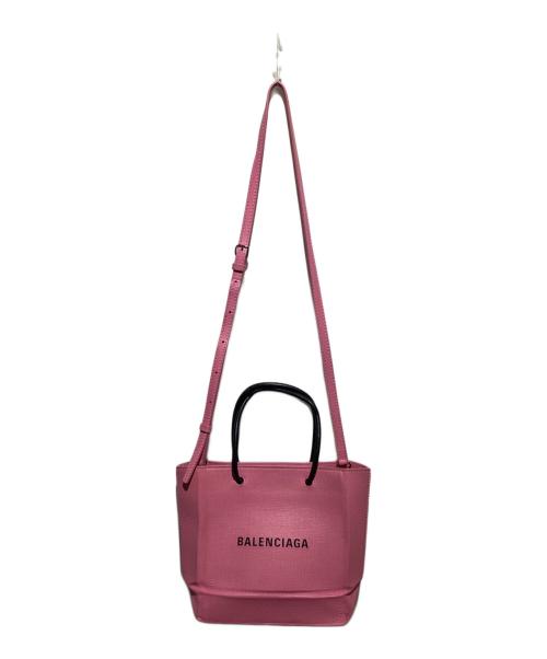 BALENCIAGA（バレンシアガ）BALENCIAGA (バレンシアガ) ショッピングトートXXS ピンクの古着・服飾アイテム