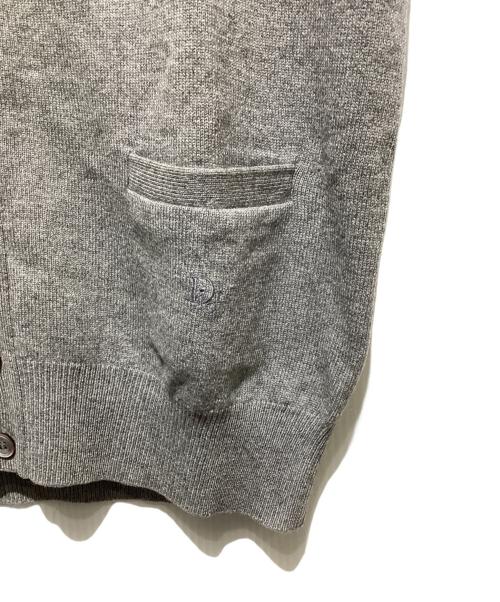 Christian Dior MONSIEUR（クリスチャンディオールムッシュ）Christian Dior MONSIEUR (クリスチャンディオールムッシュ) カシミヤ混ニットベスト グレー サイズ:Lの古着・服飾アイテム