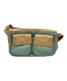 LONGCHAMP（ロンシャン）の古着「ショルダーバッグ」｜ブルー×ベージュ