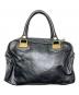MARC JACOBS (マークジェイコブス) カウレザー2WAYバッグ ブラック：5000円