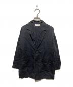 KAGUREカグレ）の古着「リネンテーラードジャケット」｜ブラック