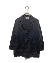 KAGURE（カグレ）の古着「リネンテーラードジャケット」｜ブラック