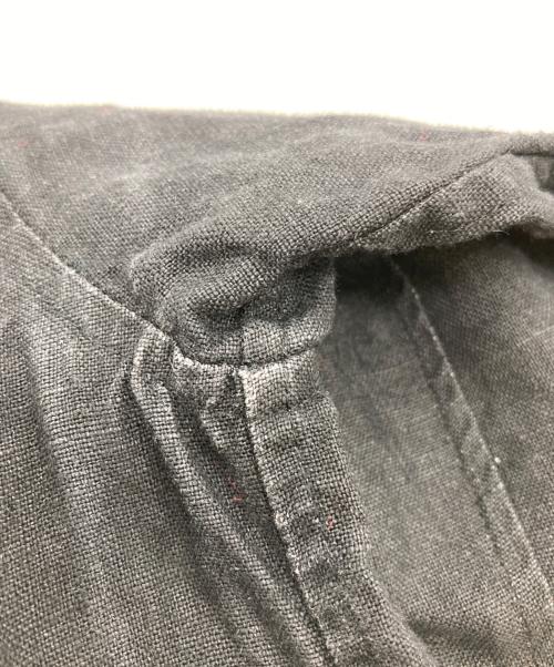 KAGURE（カグレ）KAGURE (カグレ) リネンテーラードジャケット ブラック サイズ:FREEの古着・服飾アイテム