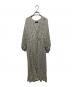SINME（シンメ）の古着「カシュクールワンピース」｜グレー