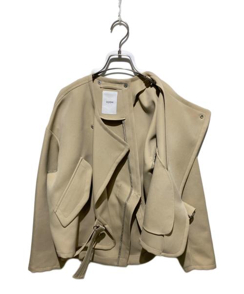 Ujoh（ウジョー）UJOH (ウジョー) セパレートブルゾン ベージュ サイズ:2の古着・服飾アイテム