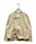 UJOH（ウジョー）の古着「セパレートブルゾン」｜ベージュ